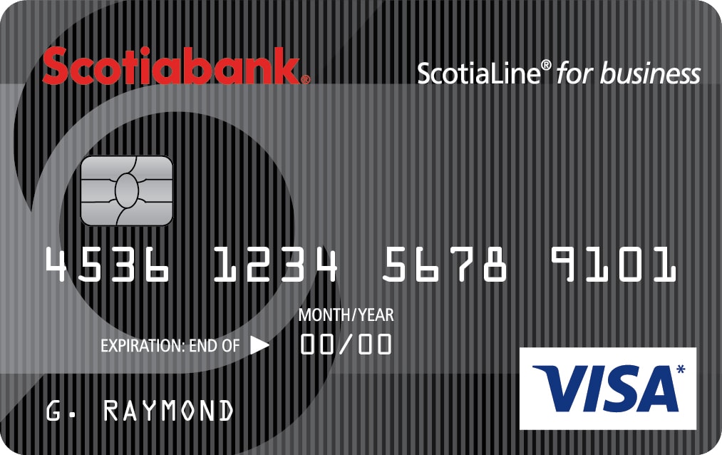 Scotialine for Business VISA Credit Card Scotiabank Canada